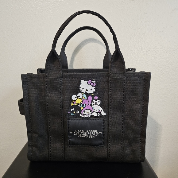 Marc Jacobs Customized Tote Bag with Hello Kitty & Friends/ Sanrio -Small Black - Picture 3 of 7